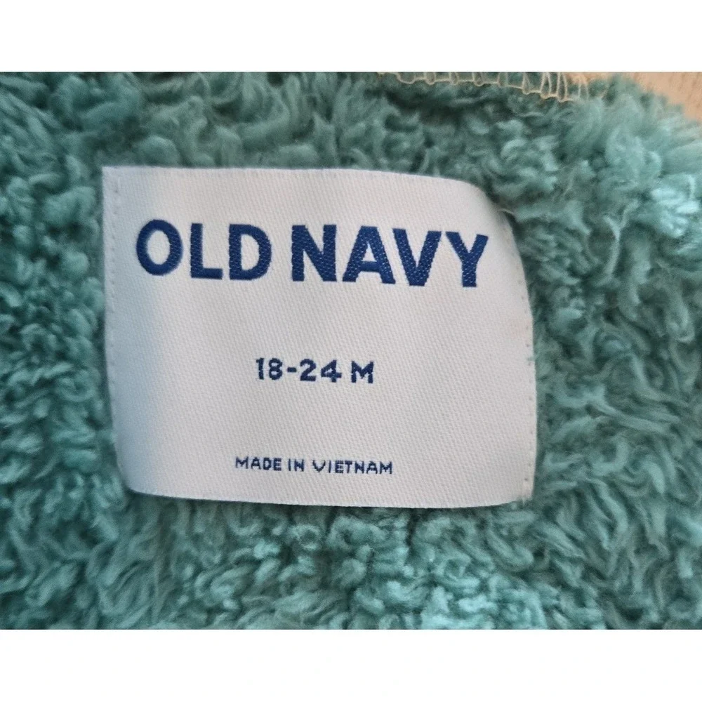 Old Navy Infant One Piece Hoodie Size 18-24M G Monster‎ Ones.